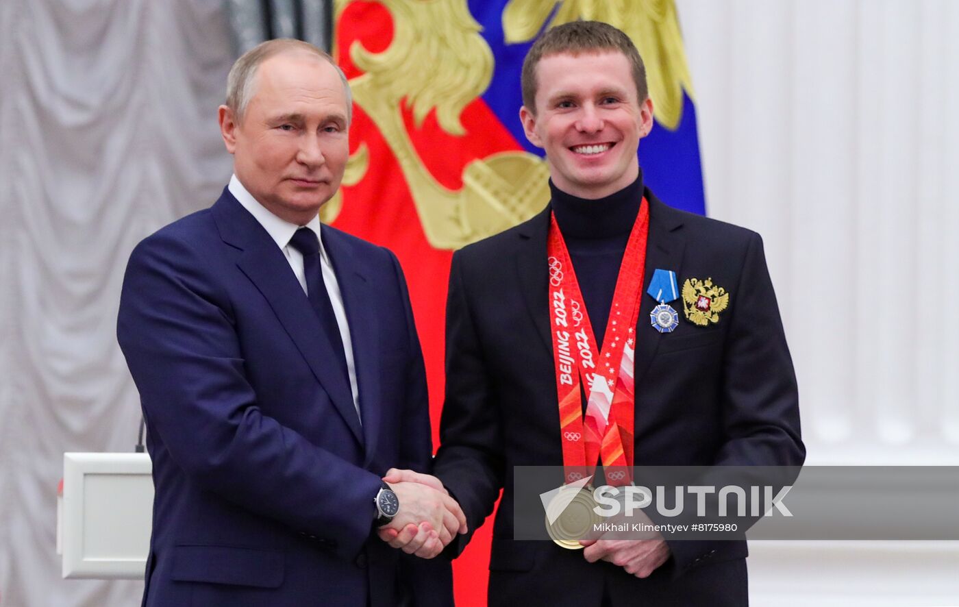 Russia Putin Olympic Medalists
