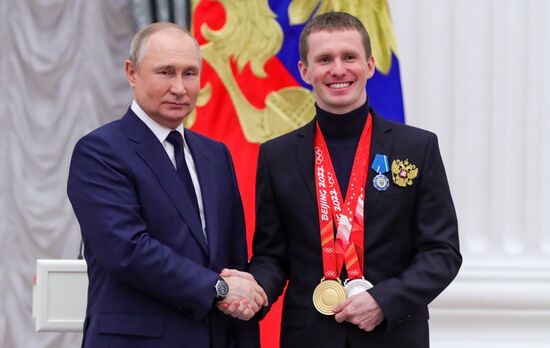 Russia Putin Olympic Medalists