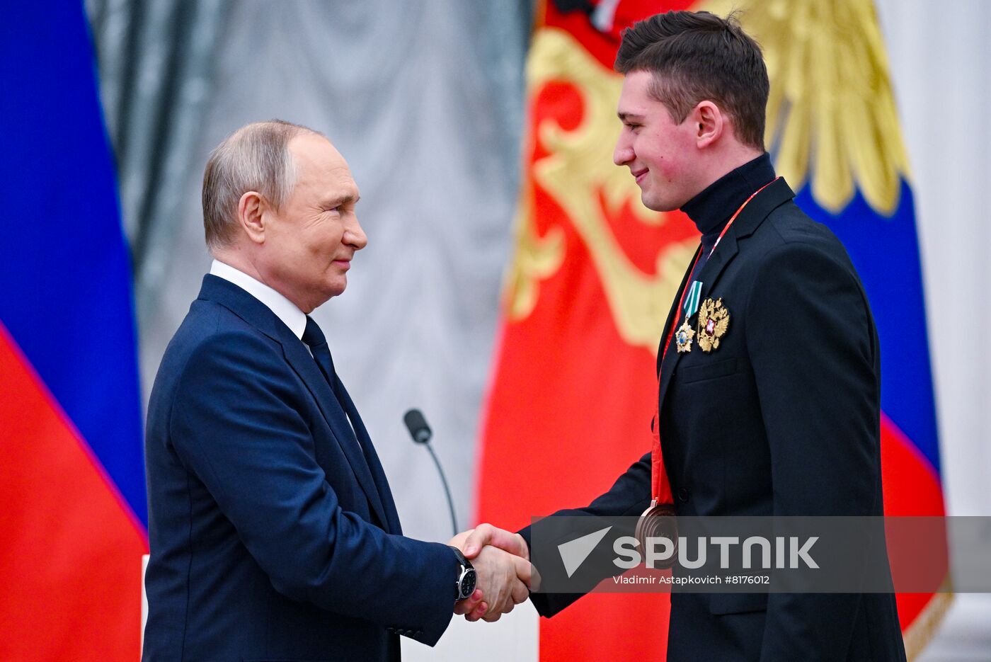 Russia Putin Olympic Medalists