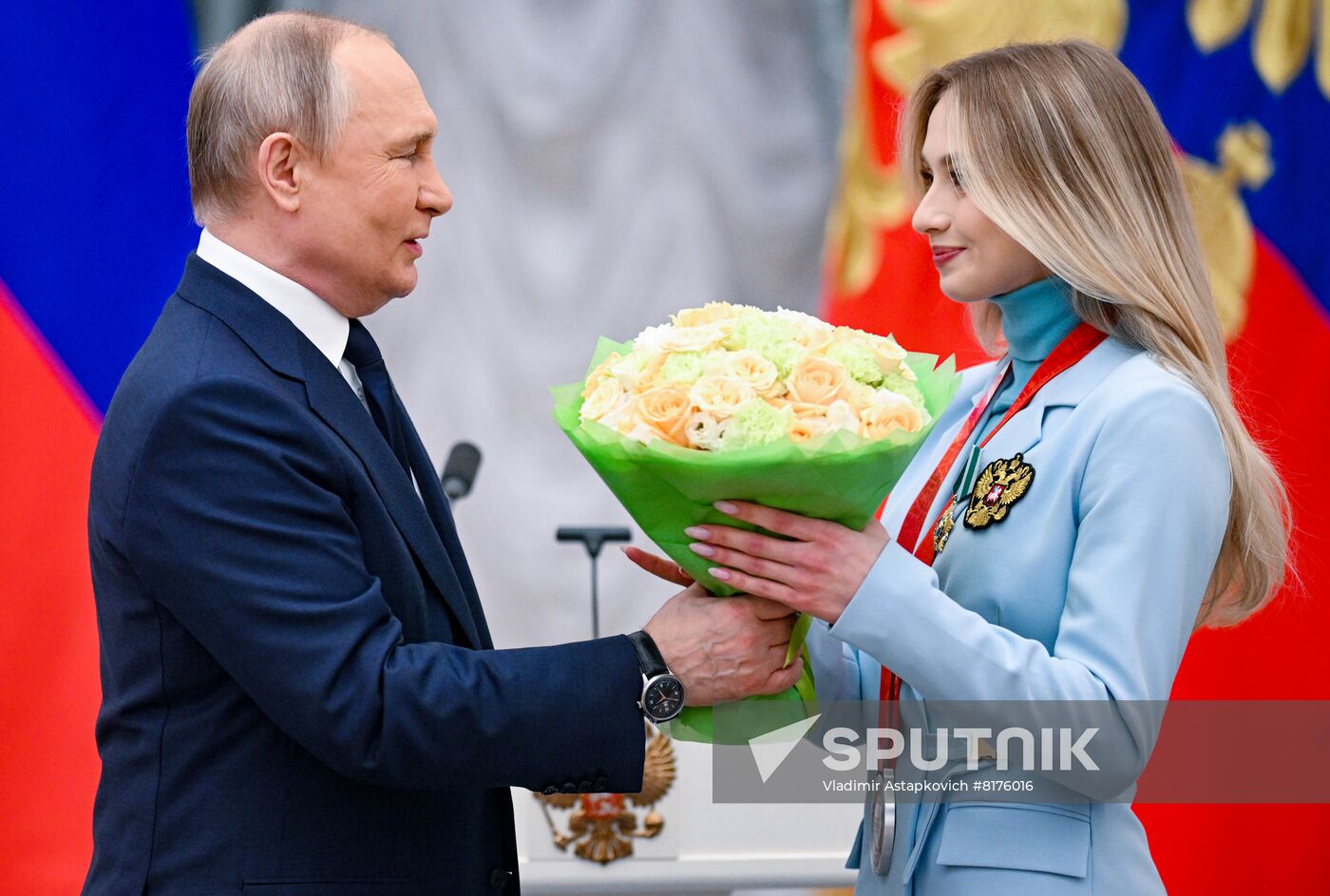 Russia Putin Olympic Medalists