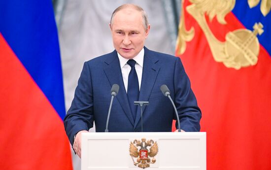 Russia Putin Olympic Medalists