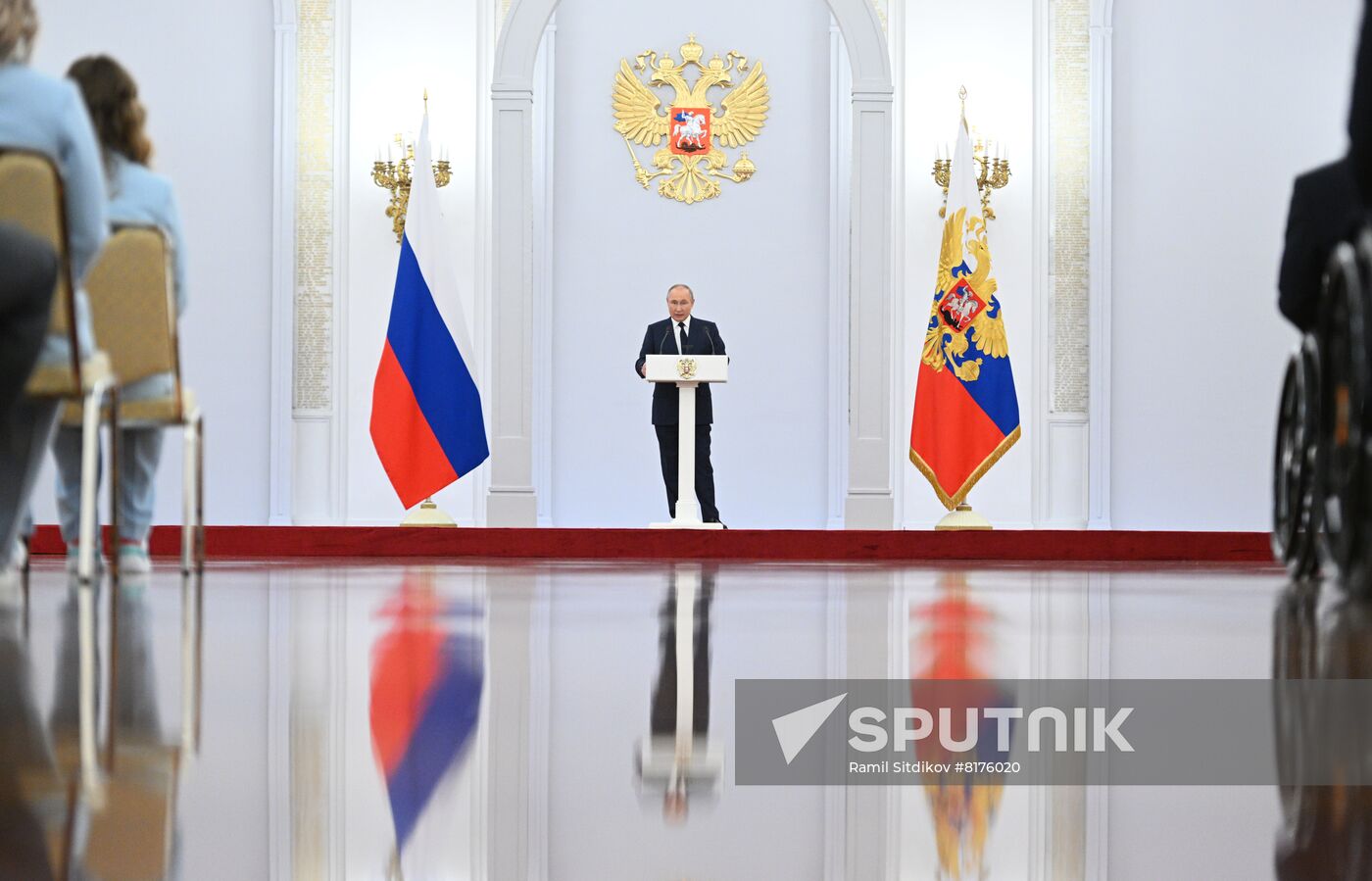 Russia Putin Olympic Paralympic Athletes