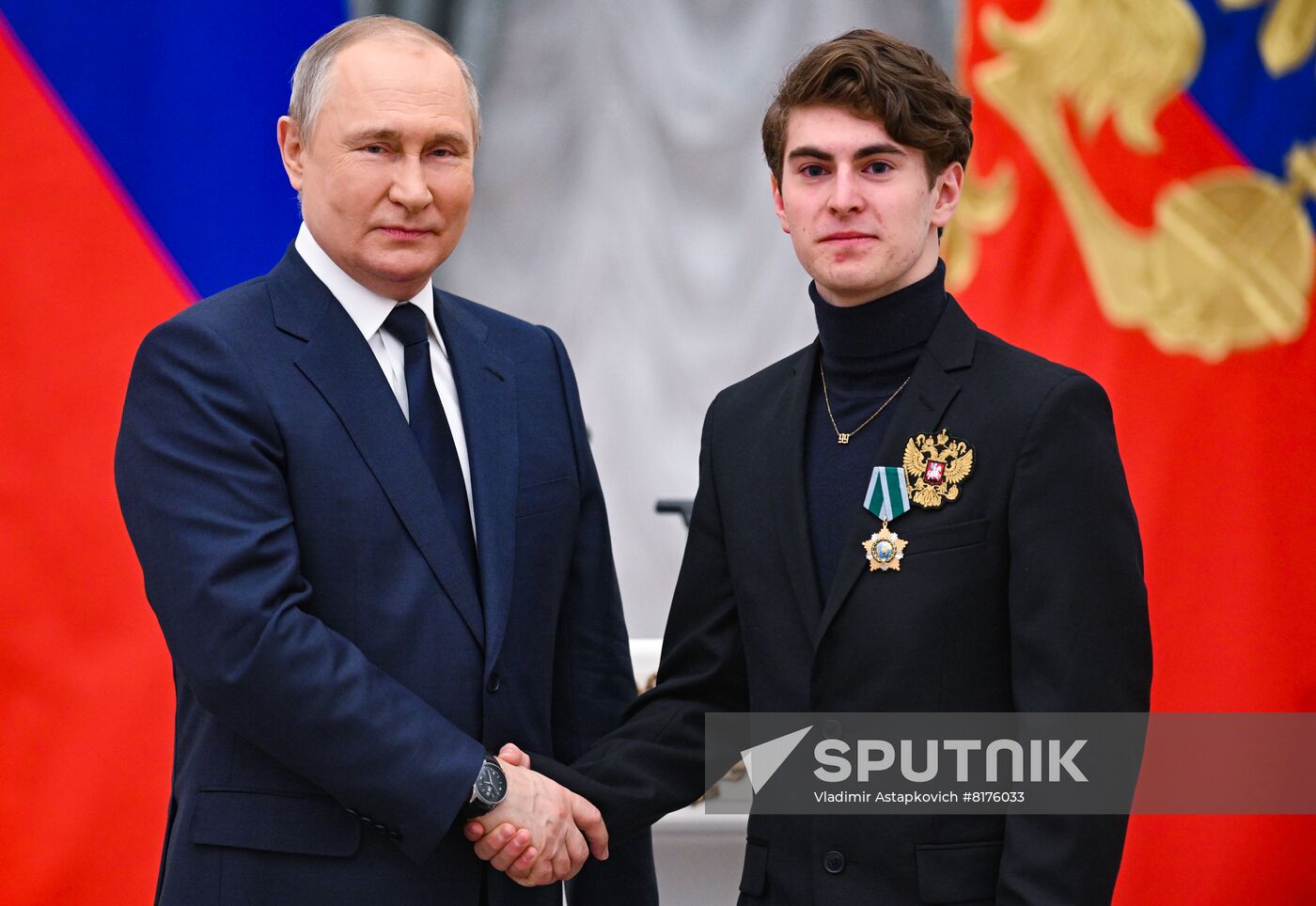 Russia Putin Olympic Medalists