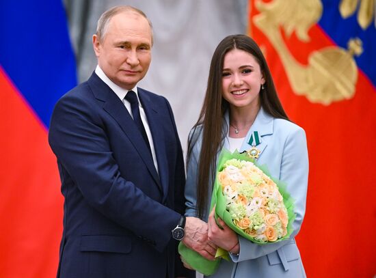 Russia Putin Olympic Medalists