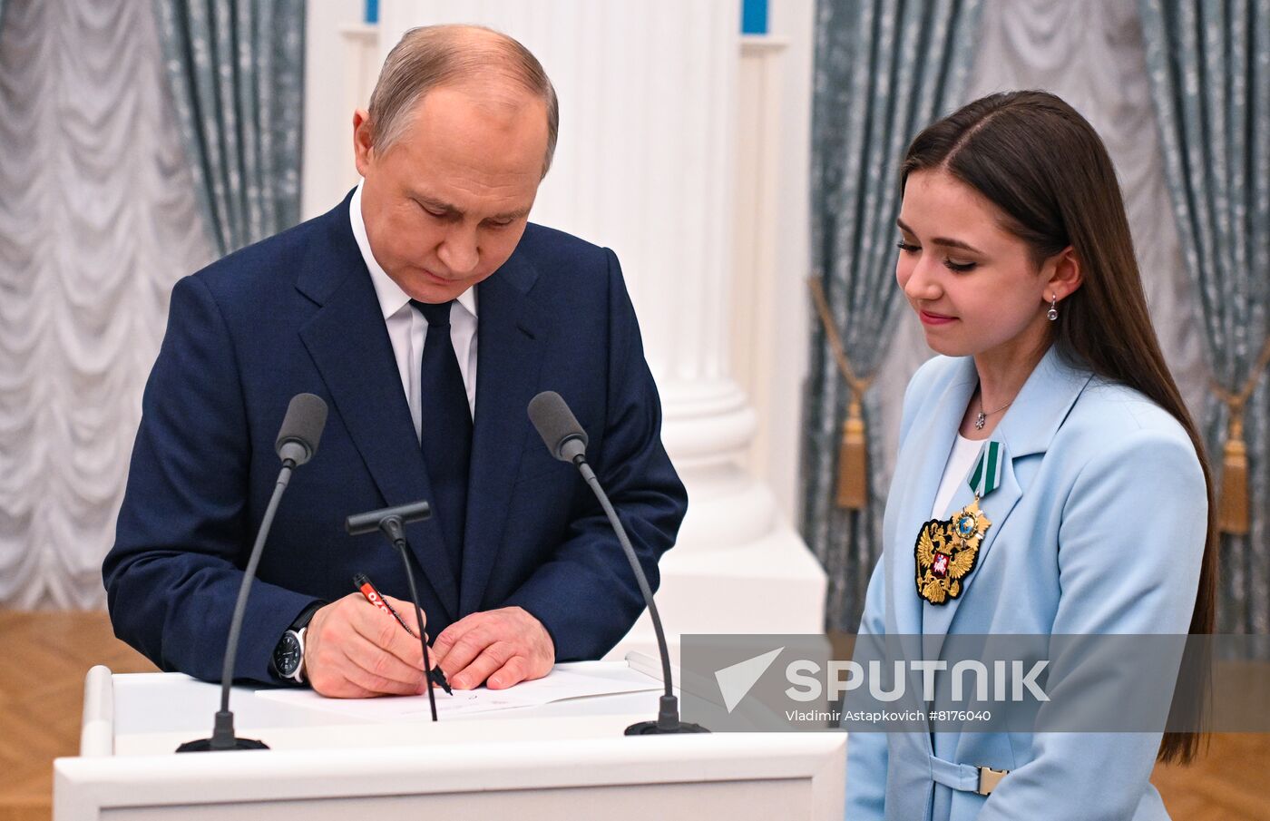 Russia Putin Olympic Medalists