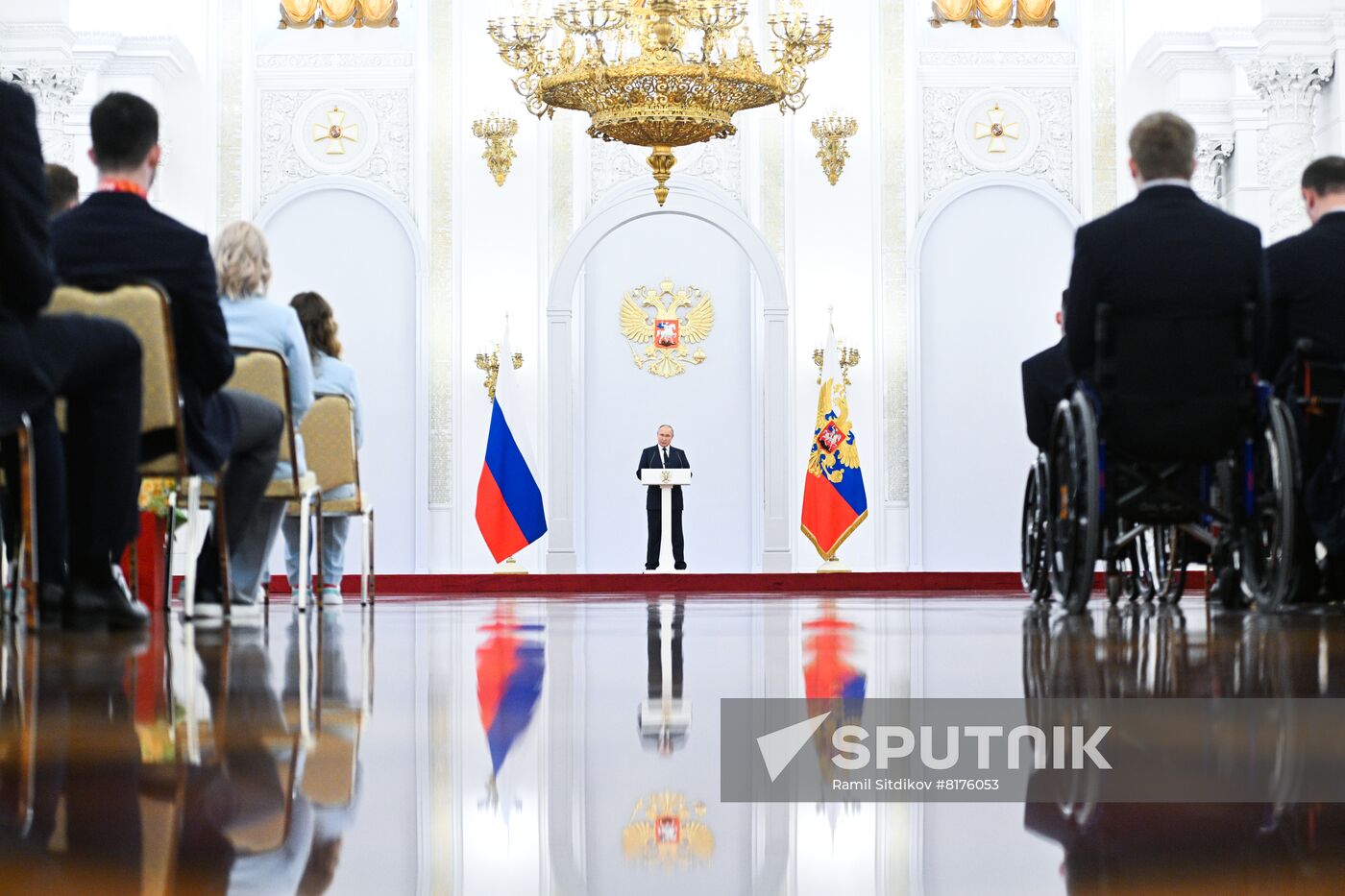 Russia Putin Olympic Paralympic Athletes