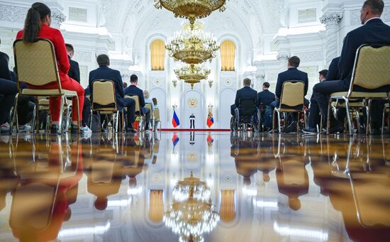 Russia Putin Olympic Paralympic Athletes