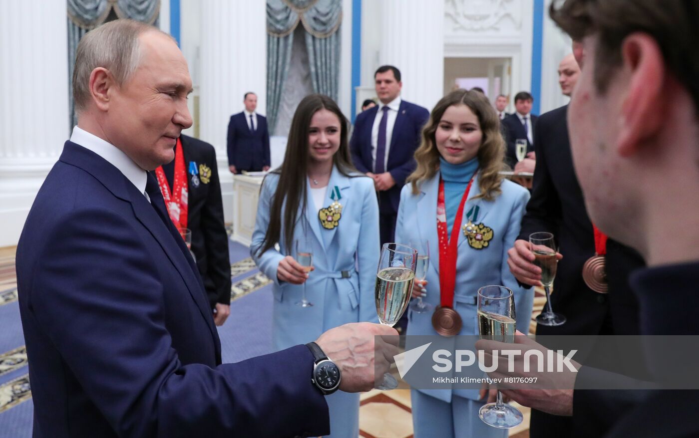 Russia Putin Olympic Medalists