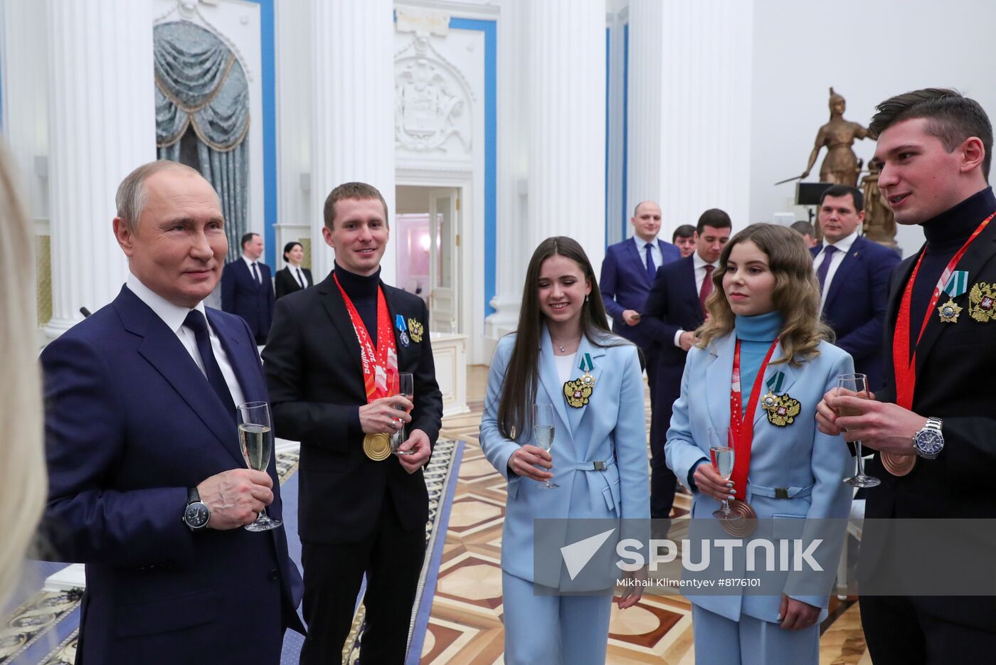 Russia Putin Olympic Medalists