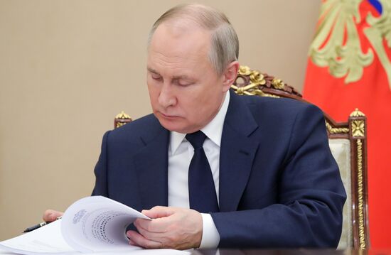 Russia Putin Physical Culture Sports Council