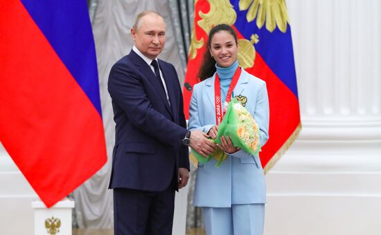 Russia Putin Olympic Medalists