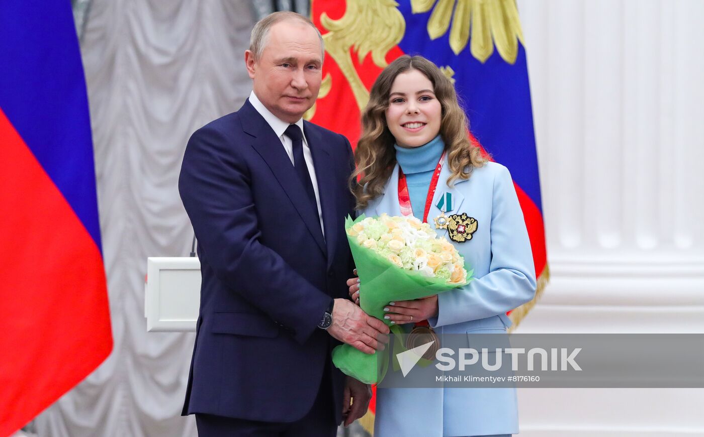 Russia Putin Olympic Medalists