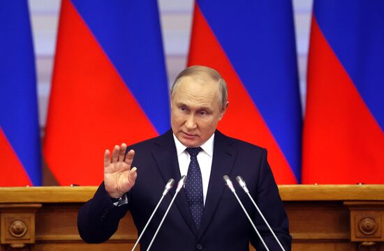 Russia Putin Legislators Council