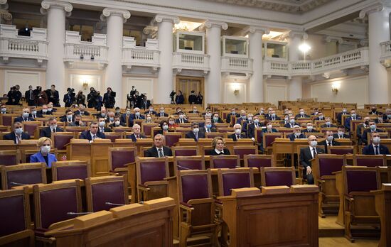 Russia Putin Legislators Council