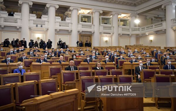 Russia Putin Legislators Council