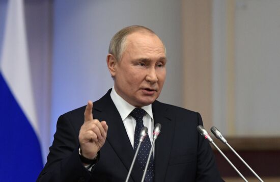 Russia Putin Legislators Council