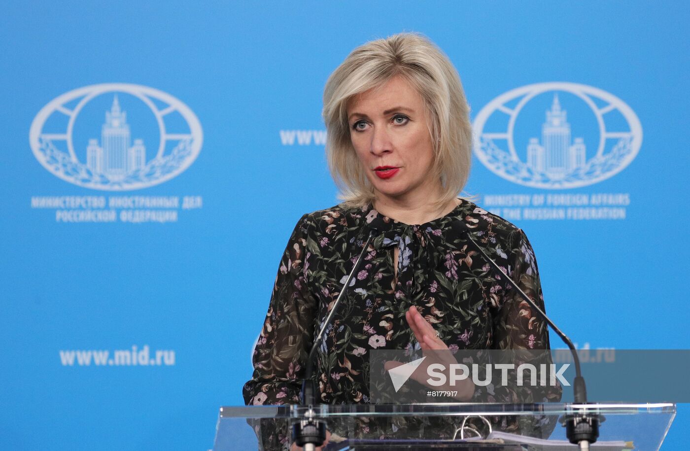 Russia Zakharova Briefing