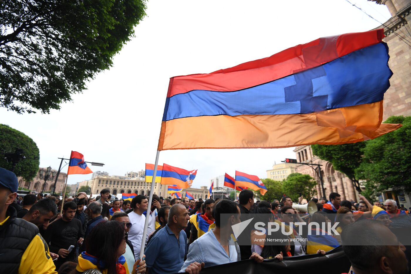 Armenia Opposition Rally