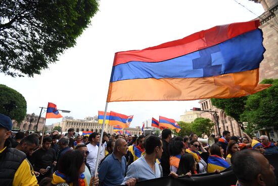 Armenia Opposition Rally