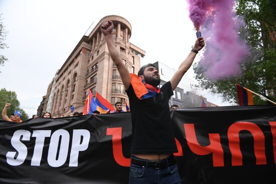 Armenia Opposition Rally