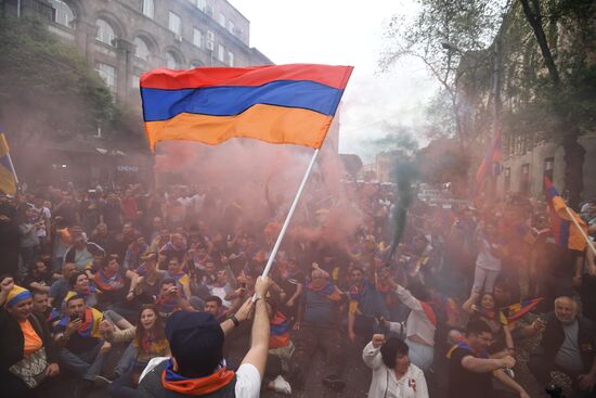 Armenia Opposition Rally