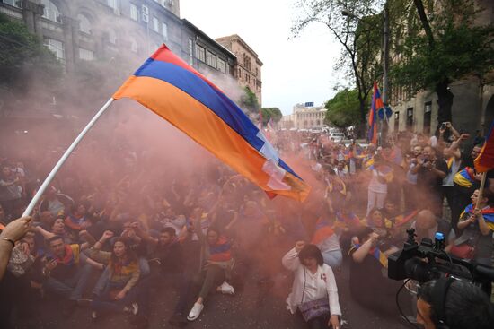 Armenia Opposition Rally