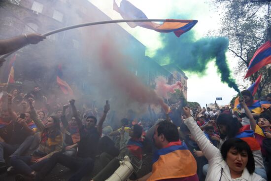 Armenia Opposition Rally