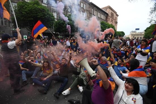 Armenia Opposition Rally