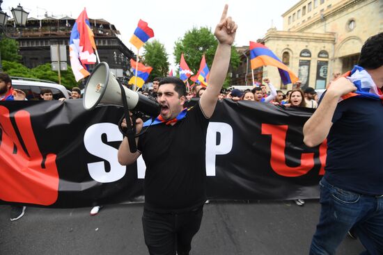 Armenia Opposition Rally