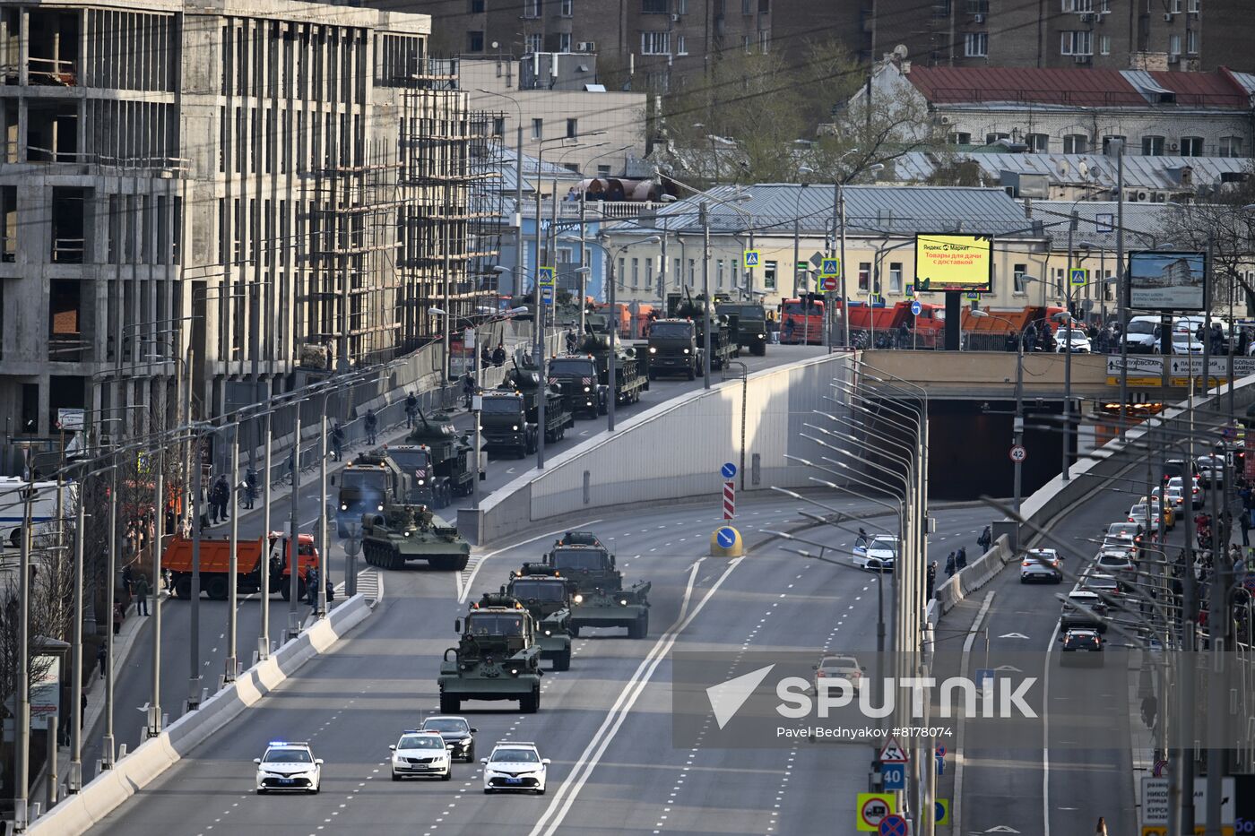 Russia WWII Victory Parade Rehearsal