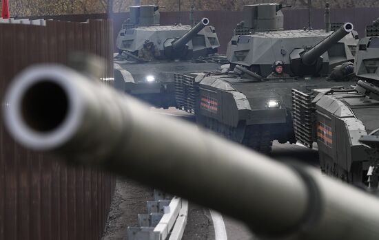 Russia WWII Victory Parade Rehearsal