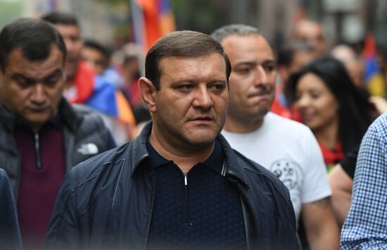 Armenia Opposition Rally
