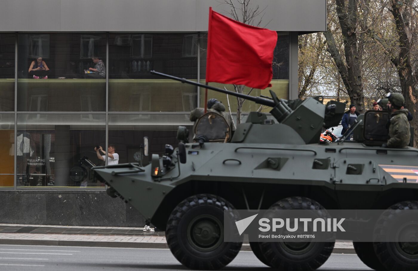 Russia WWII Victory Parade Rehearsal