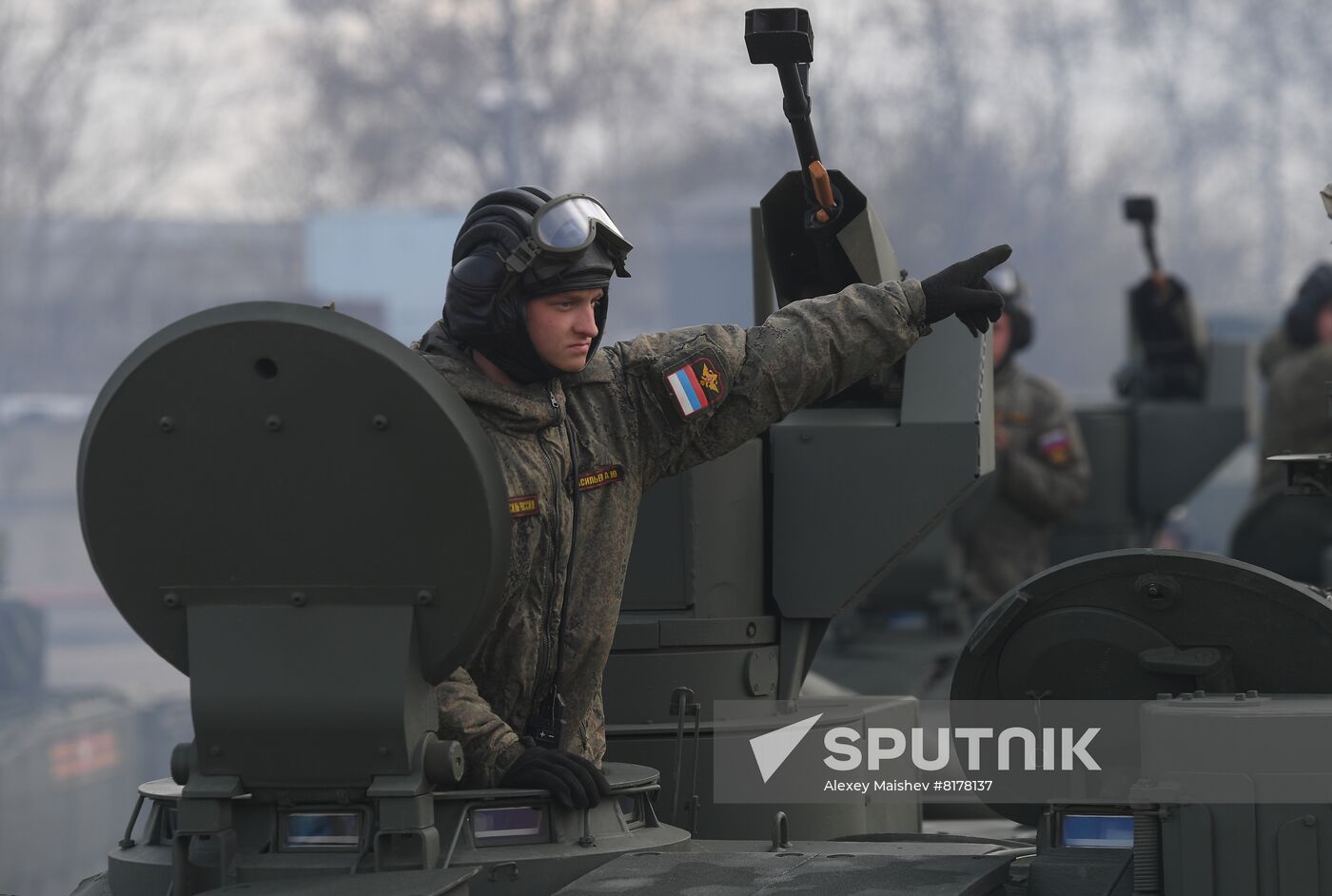 Russia WWII Victory Parade Rehearsal