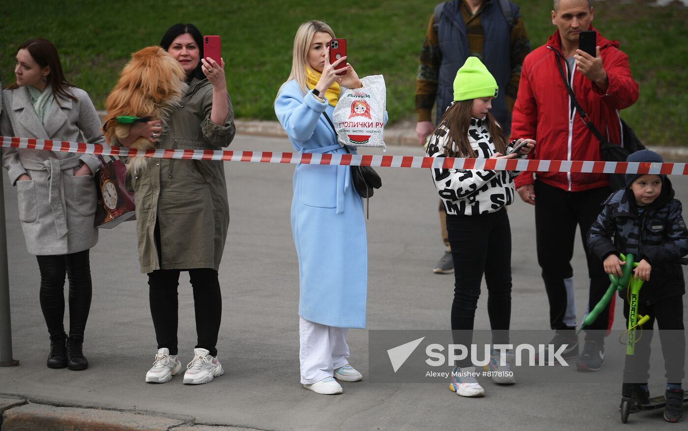 Russia WWII Victory Parade Rehearsal