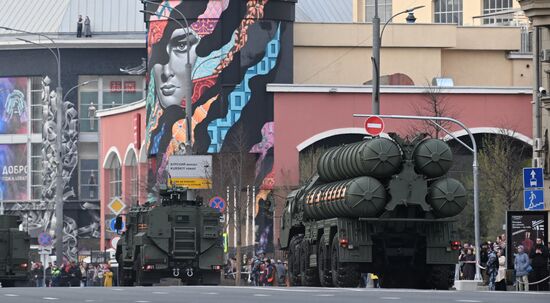 Russia WWII Victory Parade Rehearsal