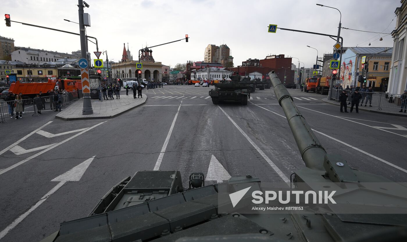 Russia WWII Victory Parade Rehearsal