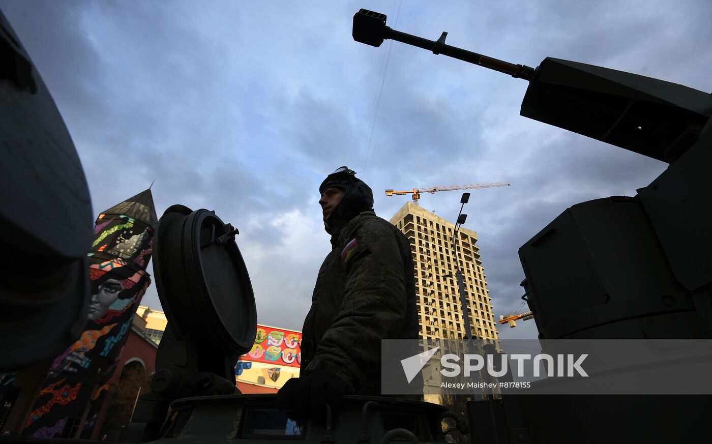 Russia WWII Victory Parade Rehearsal