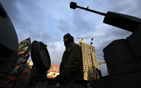 Russia WWII Victory Parade Rehearsal