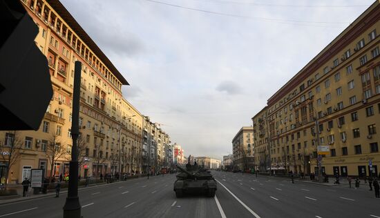 Russia WWII Victory Parade Rehearsal