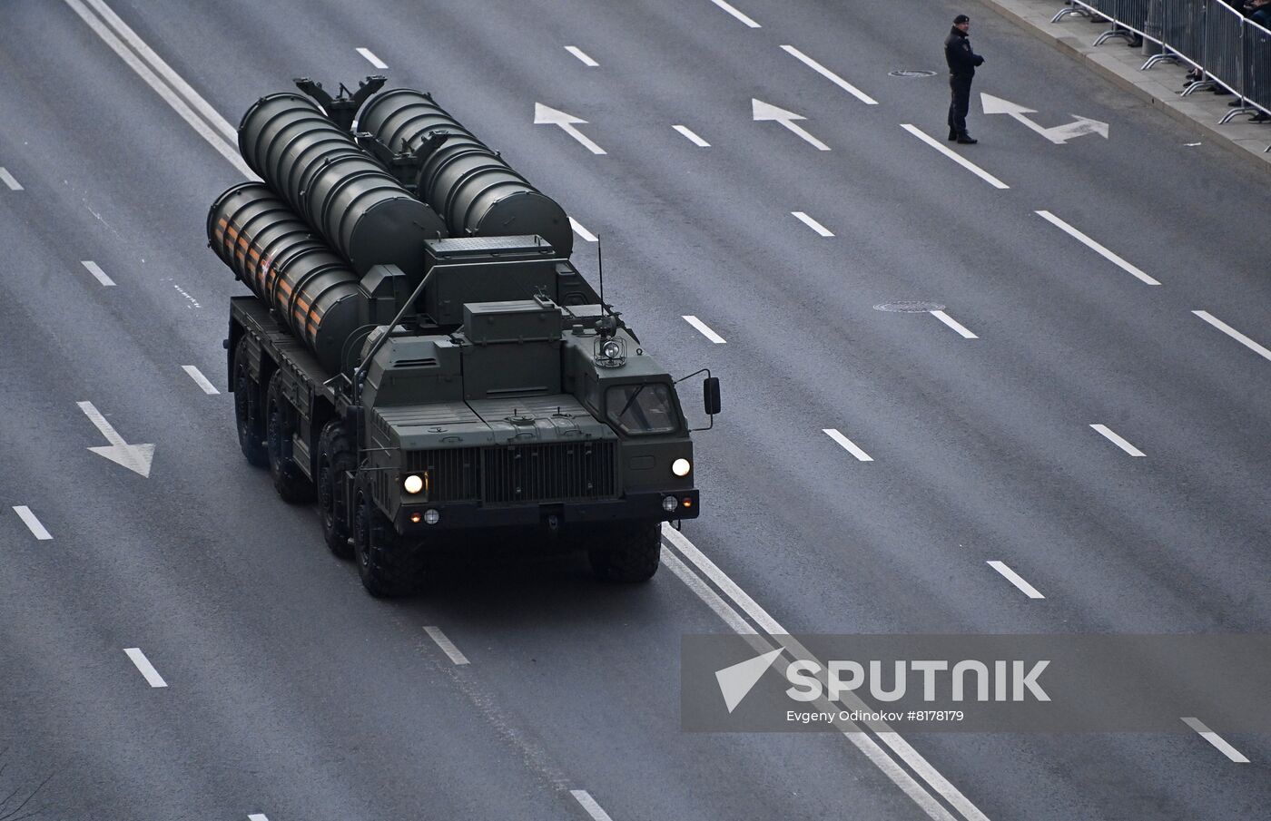 Russia WWII Victory Parade Rehearsal