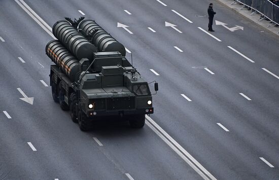 Russia WWII Victory Parade Rehearsal