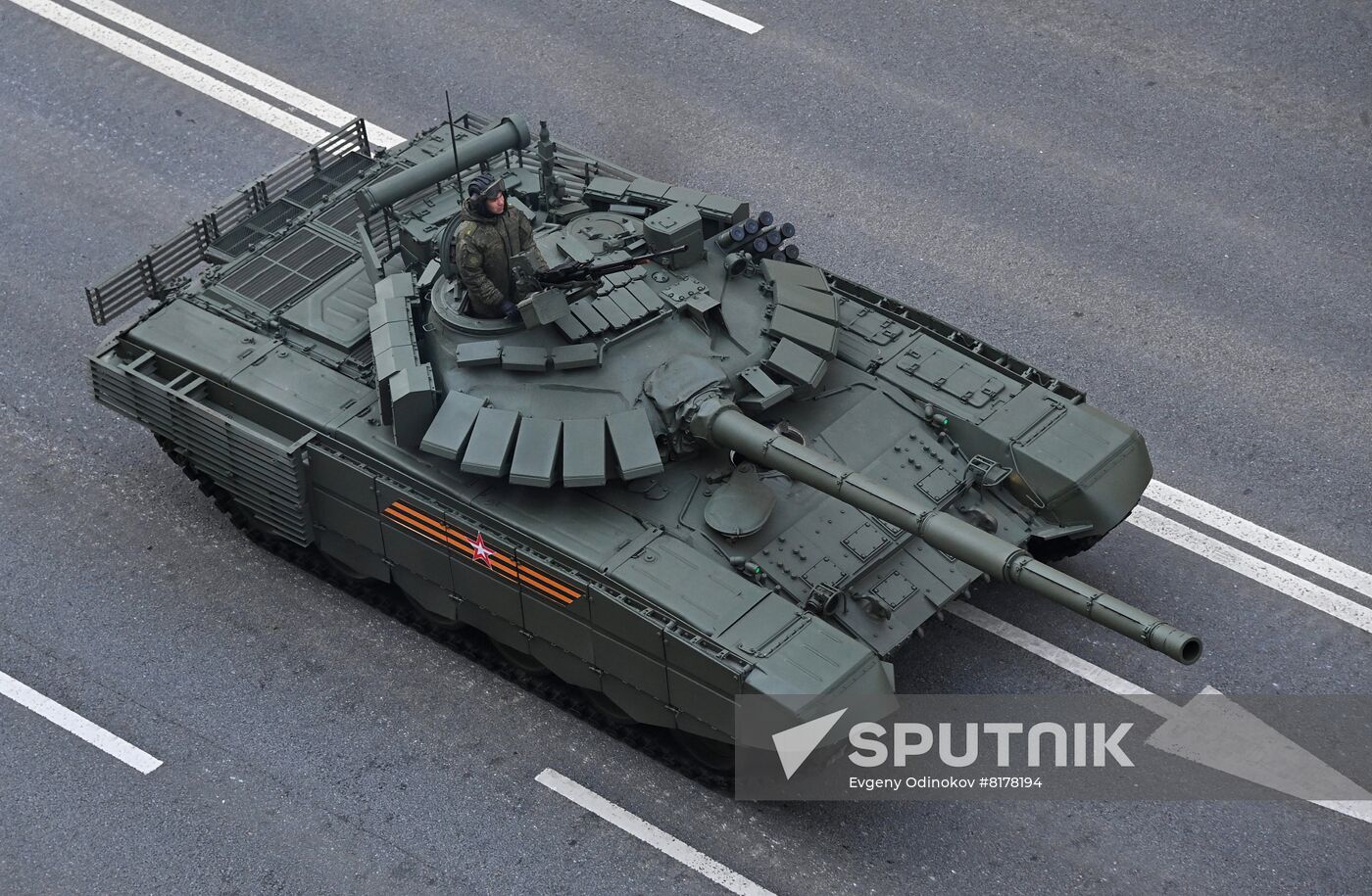 Russia WWII Victory Parade Rehearsal