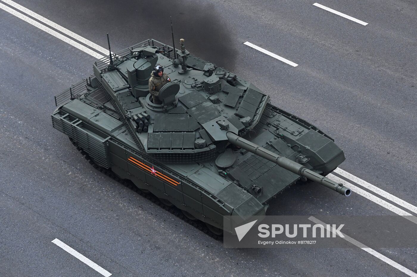 Russia WWII Victory Parade Rehearsal