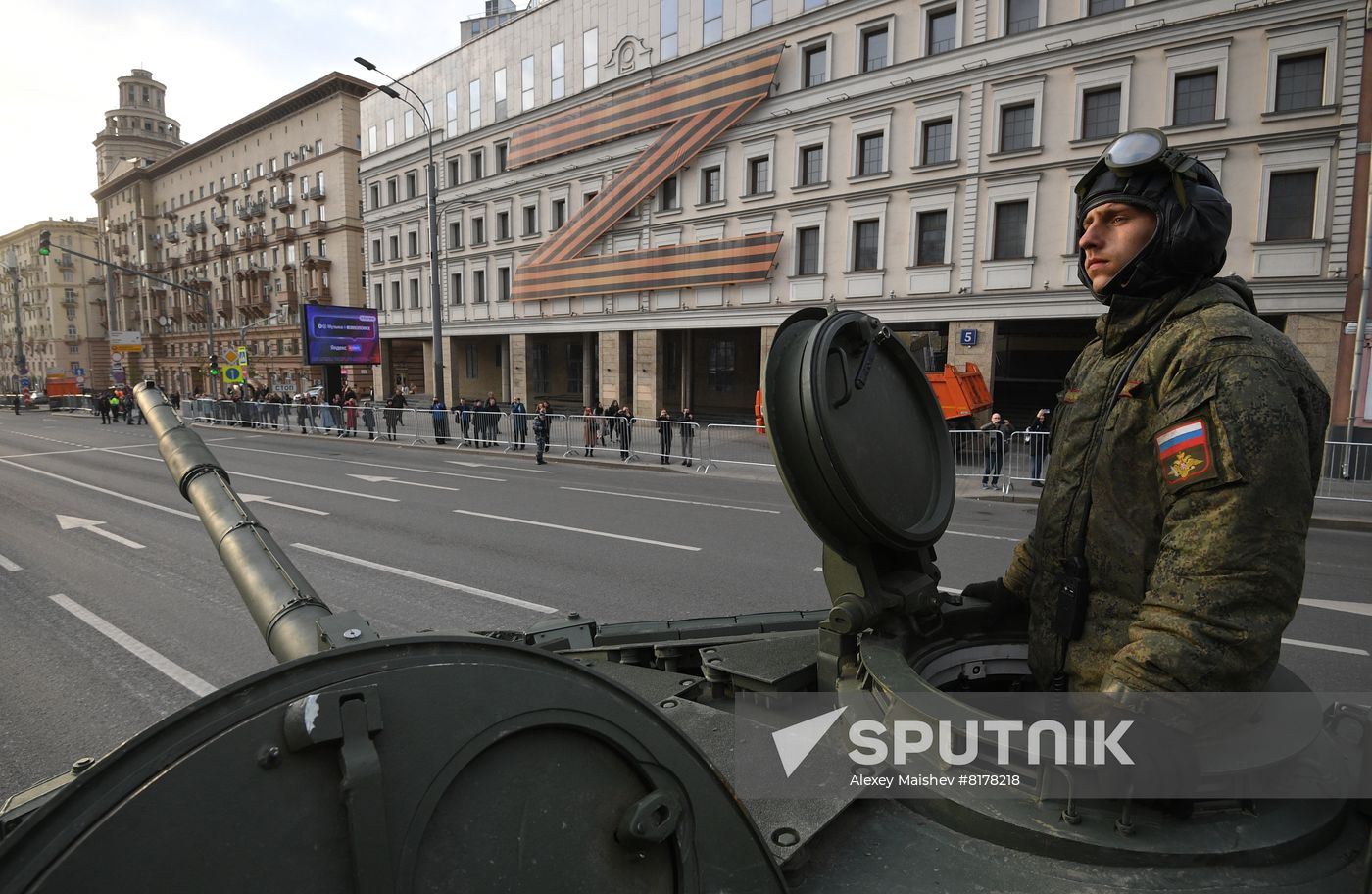 Russia WWII Victory Parade Rehearsal