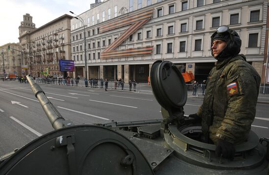 Russia WWII Victory Parade Rehearsal