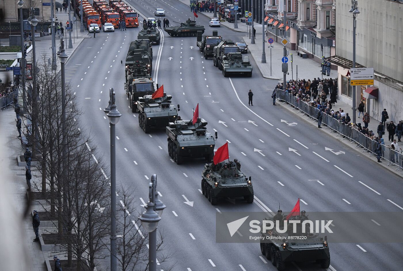 Russia WWII Victory Parade Rehearsal
