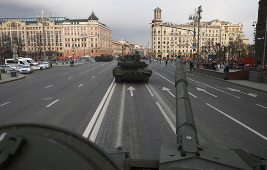 Russia WWII Victory Parade Rehearsal