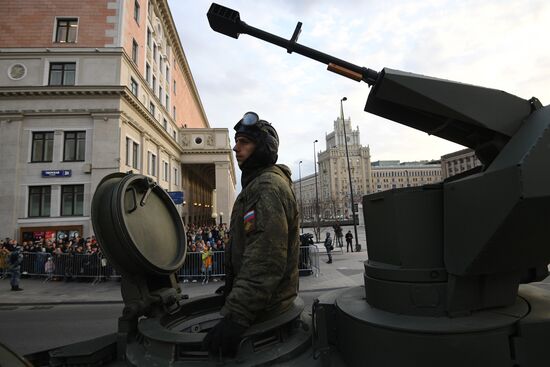 Russia WWII Victory Parade Rehearsal