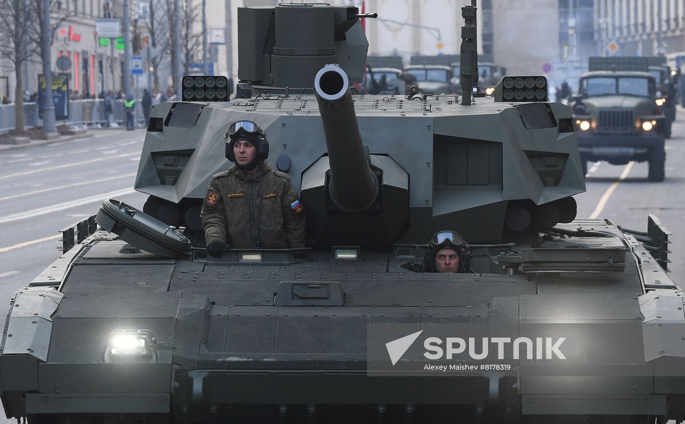 Russia WWII Victory Parade Rehearsal